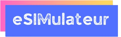 Logo esimulateur, comparateur de forfait eSIM international