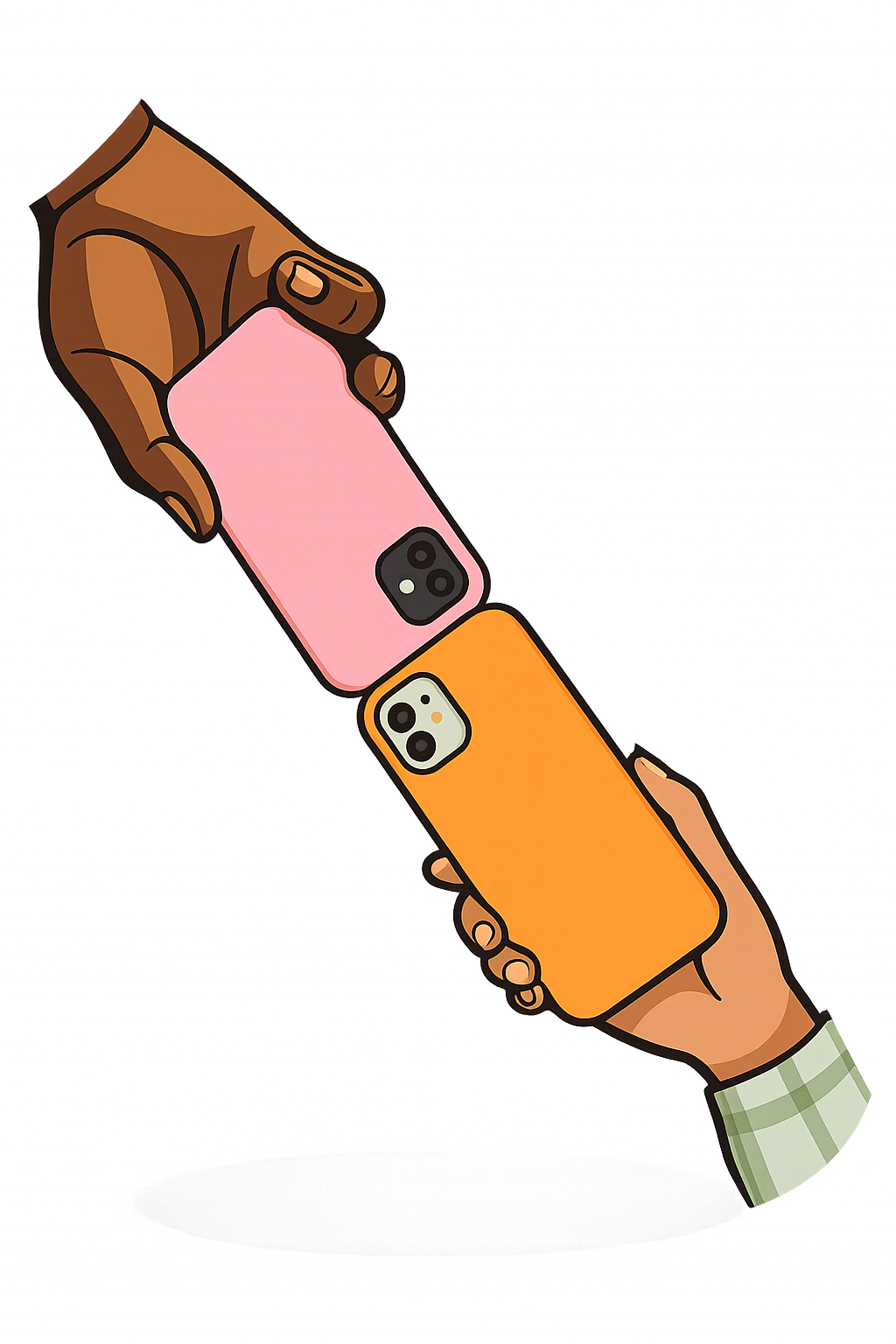 Illustration téléphones eSIM