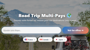 Comparateur d&rsquo;Itinéraire : L&rsquo;eSIM unique qui couvre tous les pays de votre Road Trip